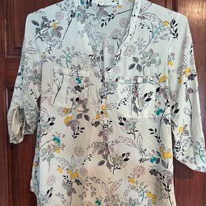 Maurices Multicolor Floral Blouse